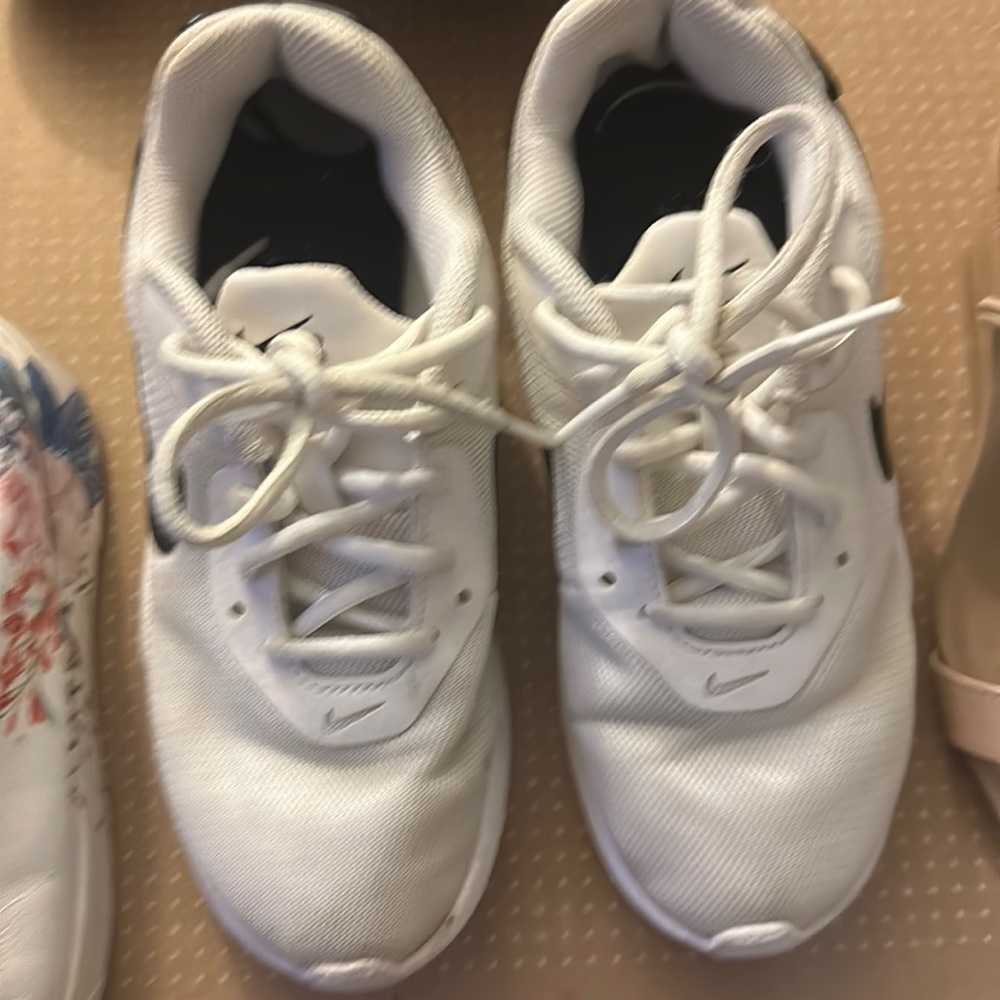 Nike white shoes